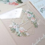 Acrylic wedding invitation: high quality invitations