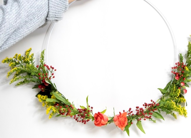 DIY: Decorative flower ring - Bloomy Blog