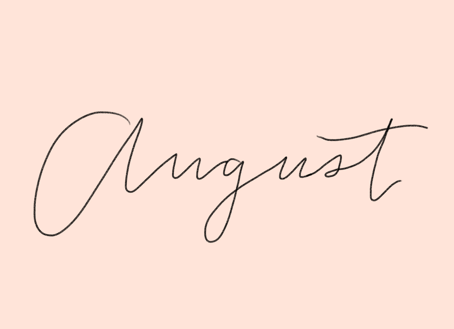 August Seasonal Calendar - 