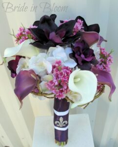 ideas for you to choose lilies wedding bouquet 2 1 242x300 - Choose Artificial Hand-tied Wedding Bouquet for the Wedding