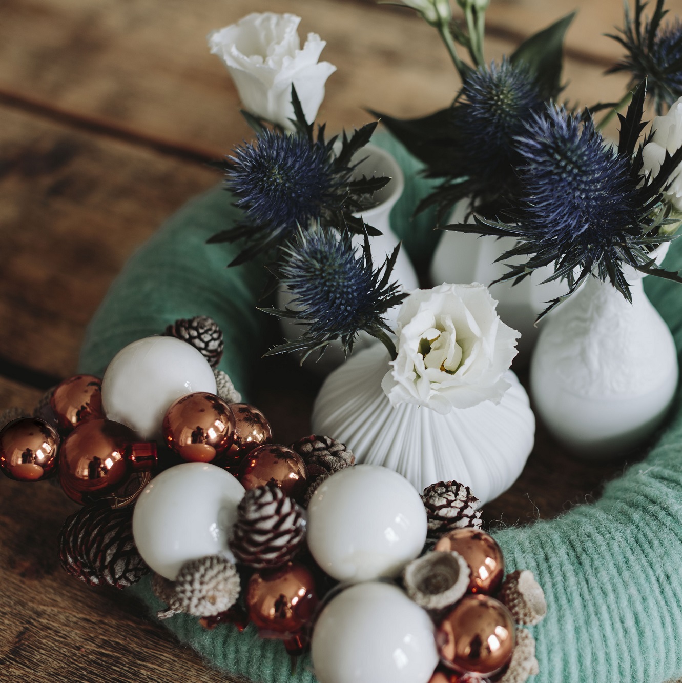 Festive Advent wreath - Bloomy Blog