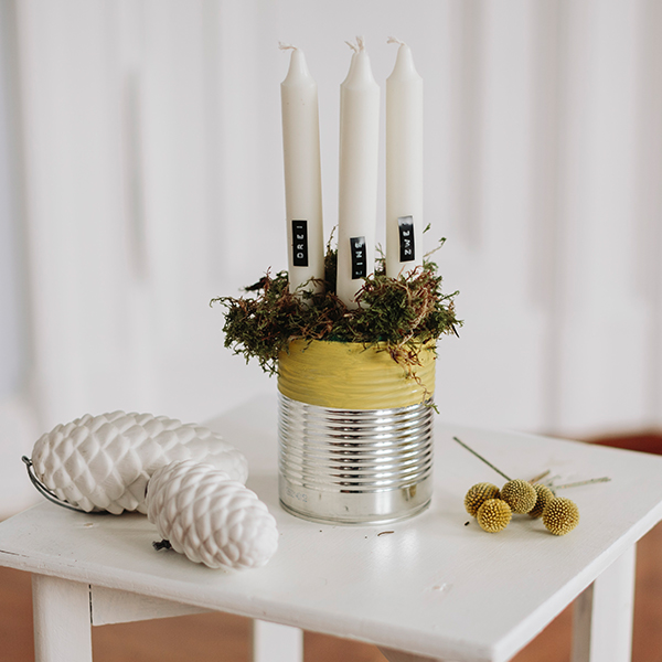 DIY Advent arrangement - Bloomy Blog