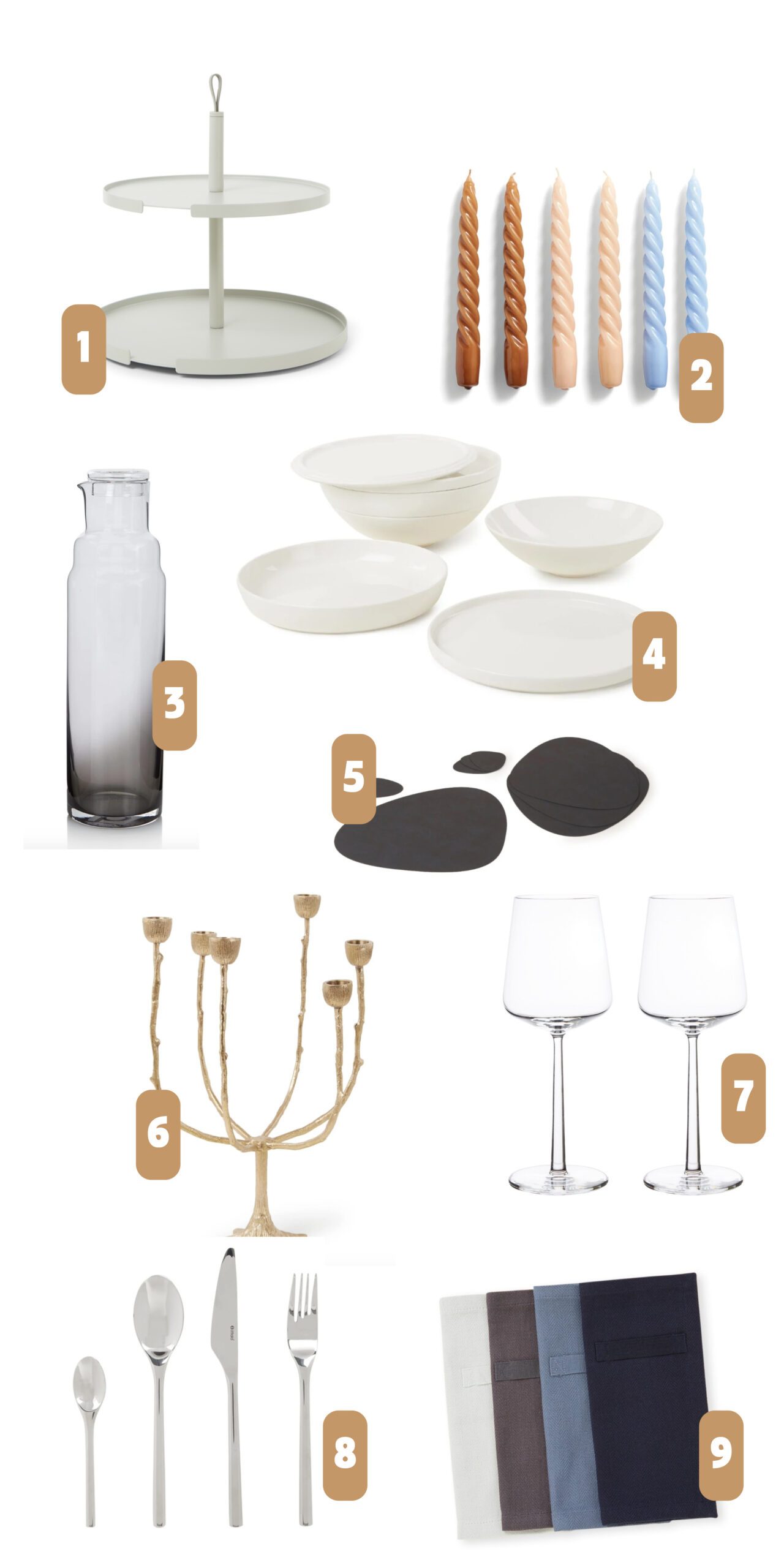 Glasses dishes cutlery beautiful basics for your table - Glasses, dishes, cutlery - beautiful basics for your table