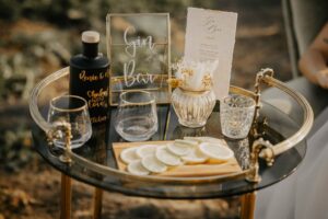 DIY gin for your gin bar at the wedding