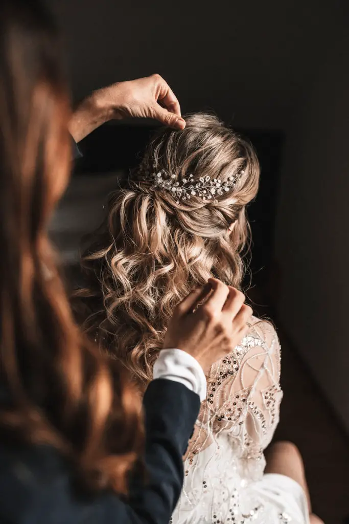 Perfect bridal hairstyle with curls The big curl guide - Perfect bridal hairstyle with curls: The big curl guide