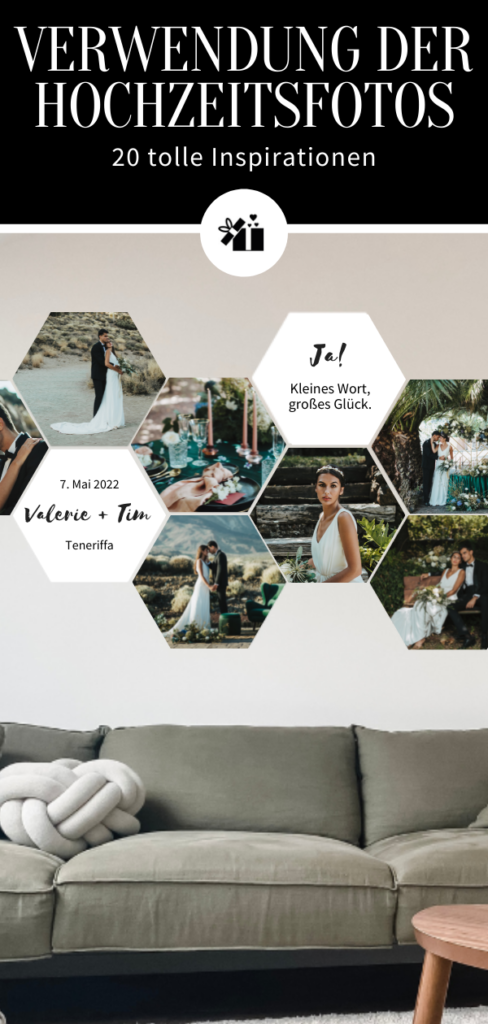 1646736355 422 How to use the wedding photos 20 great inspirations - How to use the wedding photos: 20 great inspirations