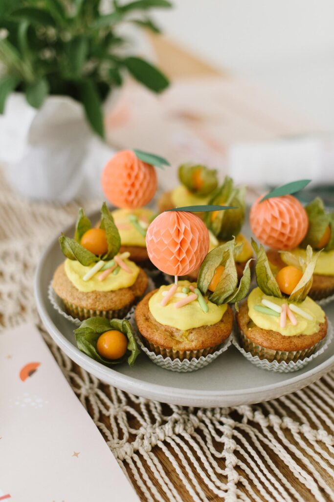 1647288098 395 Peach Muffins with DIY Peach Toppers Miss K Says - Peach Muffins with DIY Peach Toppers - Miss K. Says Yes