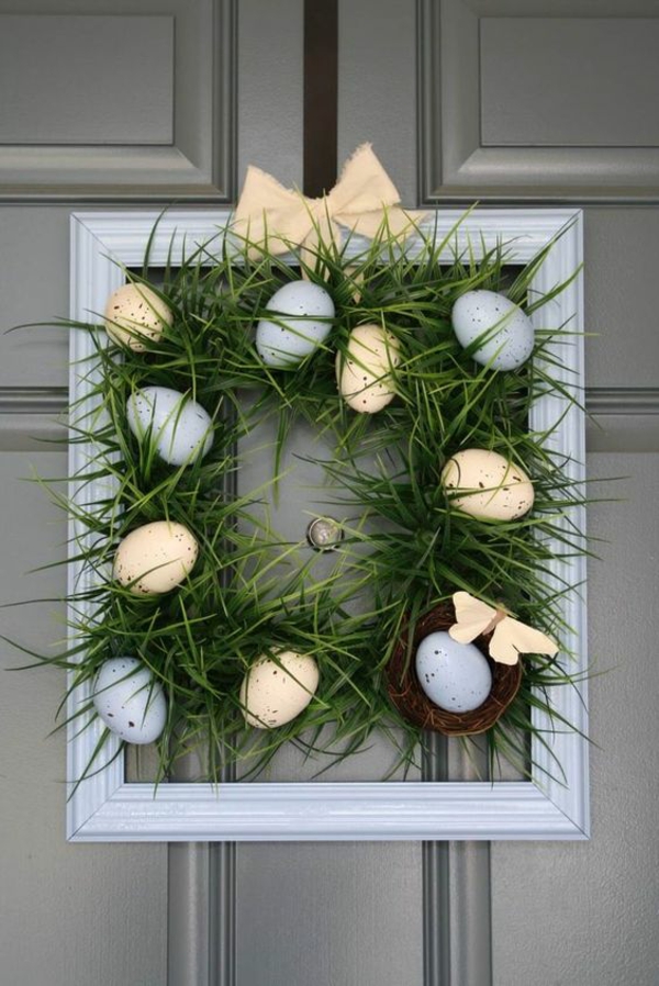 1648938043 699 The Easter door wreath should not be missing from the - The Easter door wreath should not be missing from the beautiful spring festival!