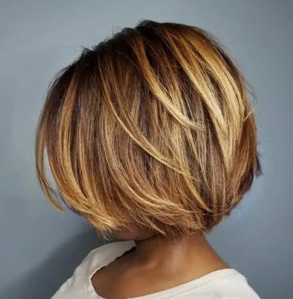 1648994709 12 Short layered bob hairstyles are fresh and modern - Short layered bob hairstyles are fresh and modern