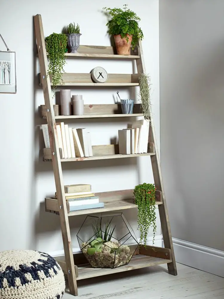 1649512568 699 DIY projects with an old wooden ladder 20 inspiring - DIY projects with an old wooden ladder - 20 inspiring pictures