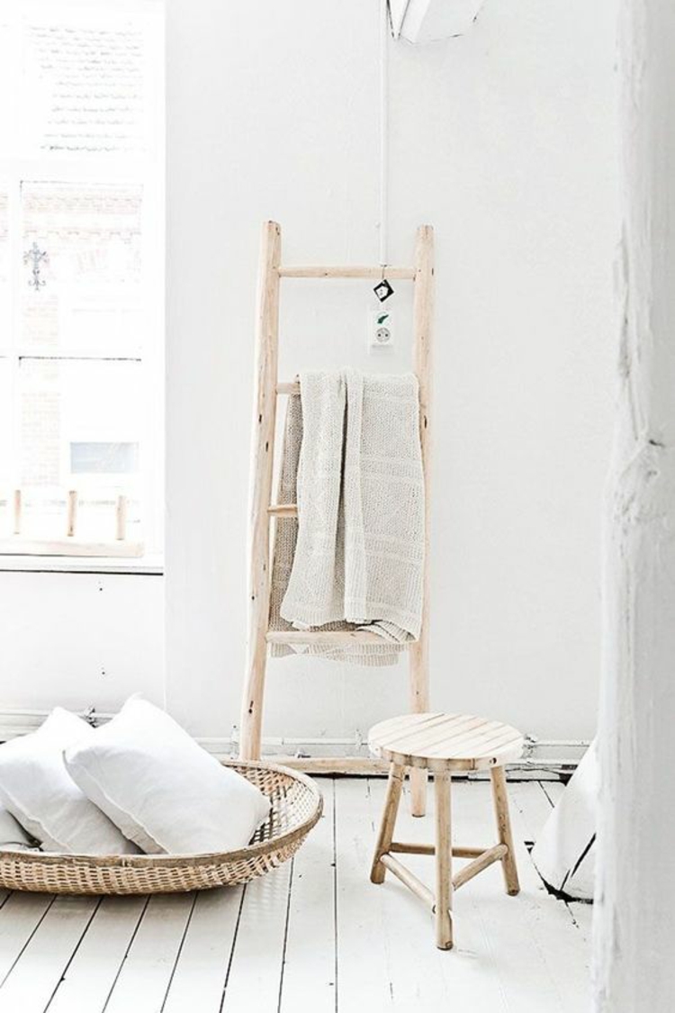 1649512579 867 DIY projects with an old wooden ladder 20 inspiring - DIY projects with an old wooden ladder - 20 inspiring pictures