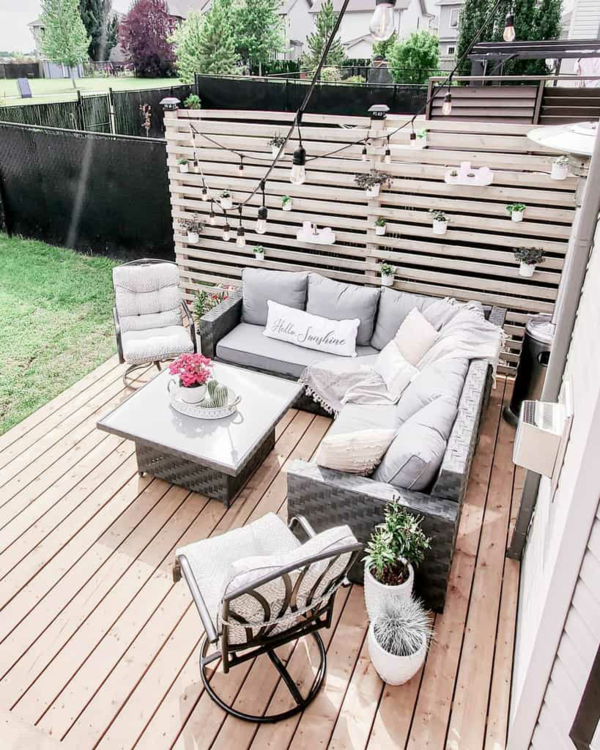 1649752931 174 Terrace privacy screen Ideas for a stylish oasis of calm - Terrace privacy screen Ideas for a stylish oasis of calm and more privacy outdoors