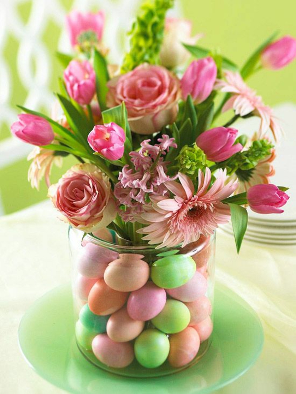 1649864705 846 Beautiful Easter decoration table brings the spring festival home - Beautiful Easter decoration table brings the spring festival home