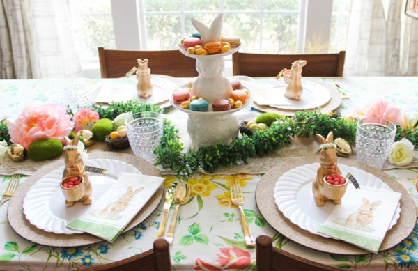 1649864707 837 Beautiful Easter decoration table brings the spring festival home - Beautiful Easter decoration table brings the spring festival home