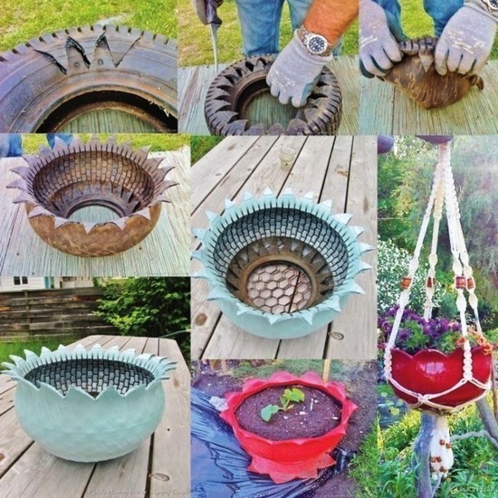 1650217202 946 Make upcycling garden decoration yourself 70 simple garden ideas - Make upcycling garden decoration yourself - 70 simple garden ideas with a guaranteed WOW effect