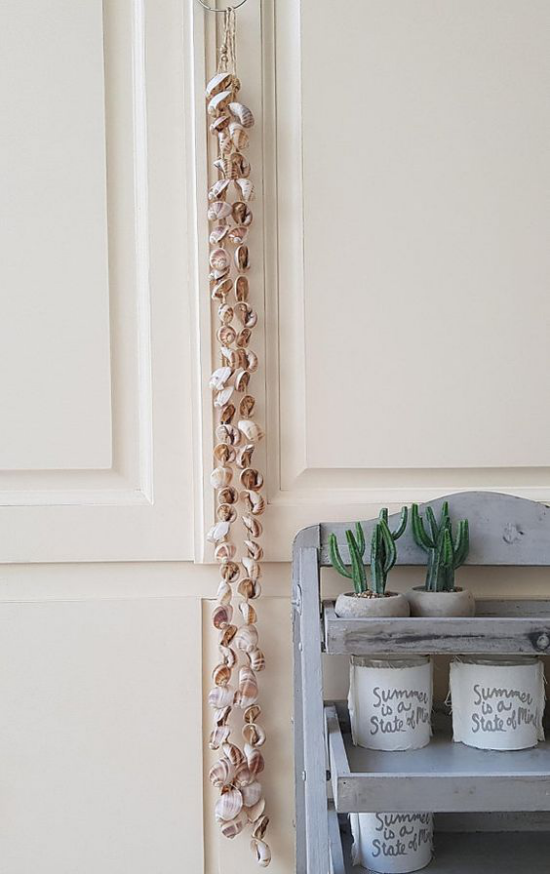 1650462413 42 Summer decoration with shells bring a holiday feeling into - Summer decoration with shells - bring a holiday feeling into your four walls