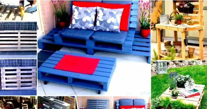 1650479843 222 Pallet garden furniture promise simple elegance and lasting comfort for - Pallet garden furniture promise simple elegance and lasting comfort for the courtyard or terrace