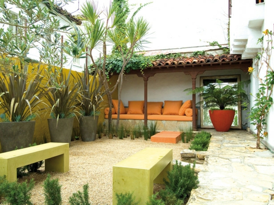 create mediterranean plants garden garden furniture ideas