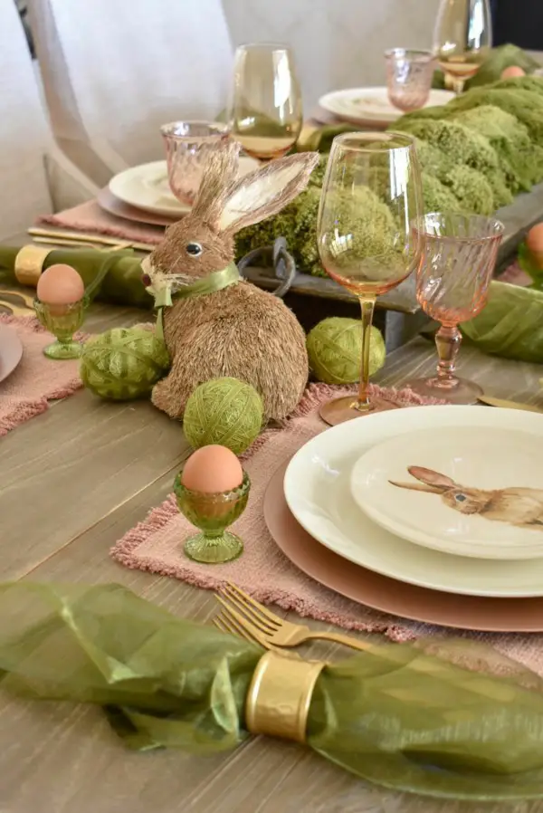 Beautiful Easter decoration table brings the spring festival home - Beautiful Easter decoration table brings the spring festival home
