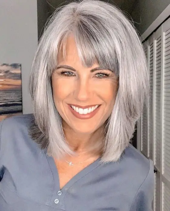 Bob hairstyles for gray hair that promise style and extravagance - Bob hairstyles for gray hair that promise style and extravagance