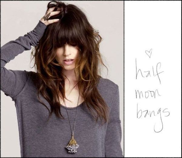 How to style the half moon bangs as a trend - How to style the half moon bangs as a trend hairstyle for spring 2022
