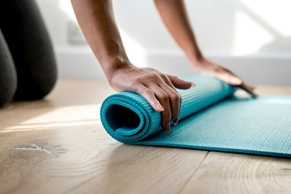 Yoga mat roll Make your own detergent