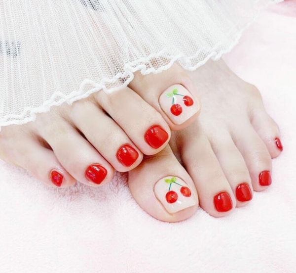 1653141982 514 Beautiful toenails 39 fabulous nail design ideas for summer - Beautiful toenails - 39 fabulous nail design ideas for summer