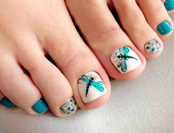 1653141997 244 Beautiful toenails 39 fabulous nail design ideas for summer - Beautiful toenails - 39 fabulous nail design ideas for summer