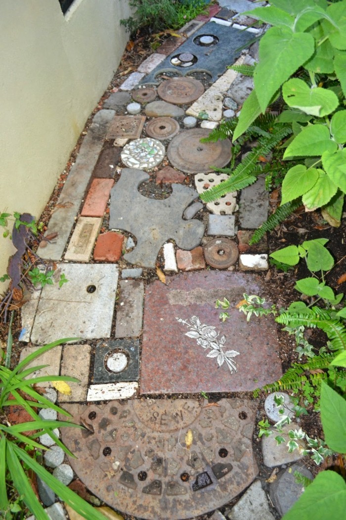 1653211219 614 42 creative upcycling ideas on how to create your own - 42 creative upcycling ideas on how to create your own garden path