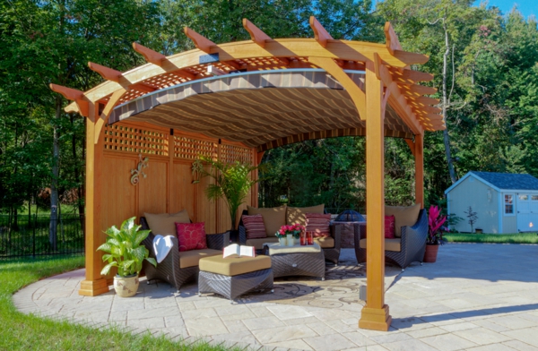 1653721771 50 Garden pavilion DIY ideas and instructions for a dreamy summer - Garden pavilion DIY ideas and instructions for a dreamy summer