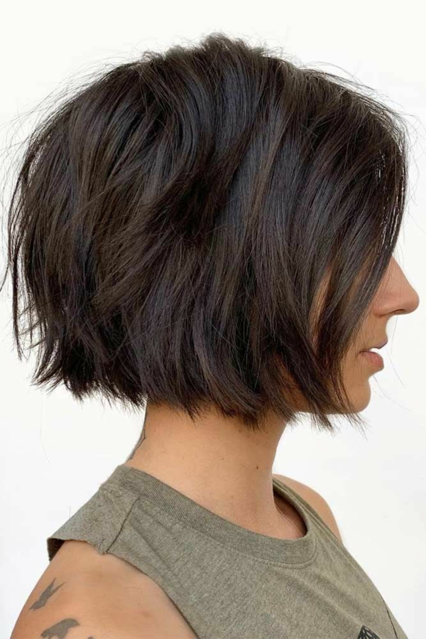 Chin length choppy bob is very trendy in 2022 – what - Chin-length choppy bob is very trendy in 2022 – what makes it special?