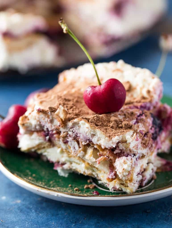 The cherry tiramisu could be your special New Years Eve - The cherry tiramisu could be your special New Year's Eve dessert!