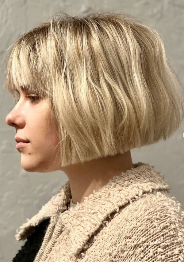 1654193233 685 Short Blunt Bob one of the biggest hairstyle trends - Short Blunt Bob - one of the biggest hairstyle trends for summer 2022