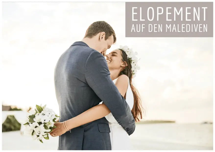 A new wedding trend elopement in the Maldives - A new wedding trend: elopement in the Maldives