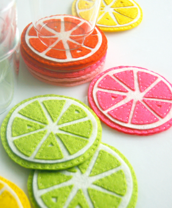 Make coasters yourself 33 great ideas to try - Make coasters yourself - 33 great ideas to try