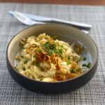 Quick cheese spaetzle with ready-made spaetzle 1