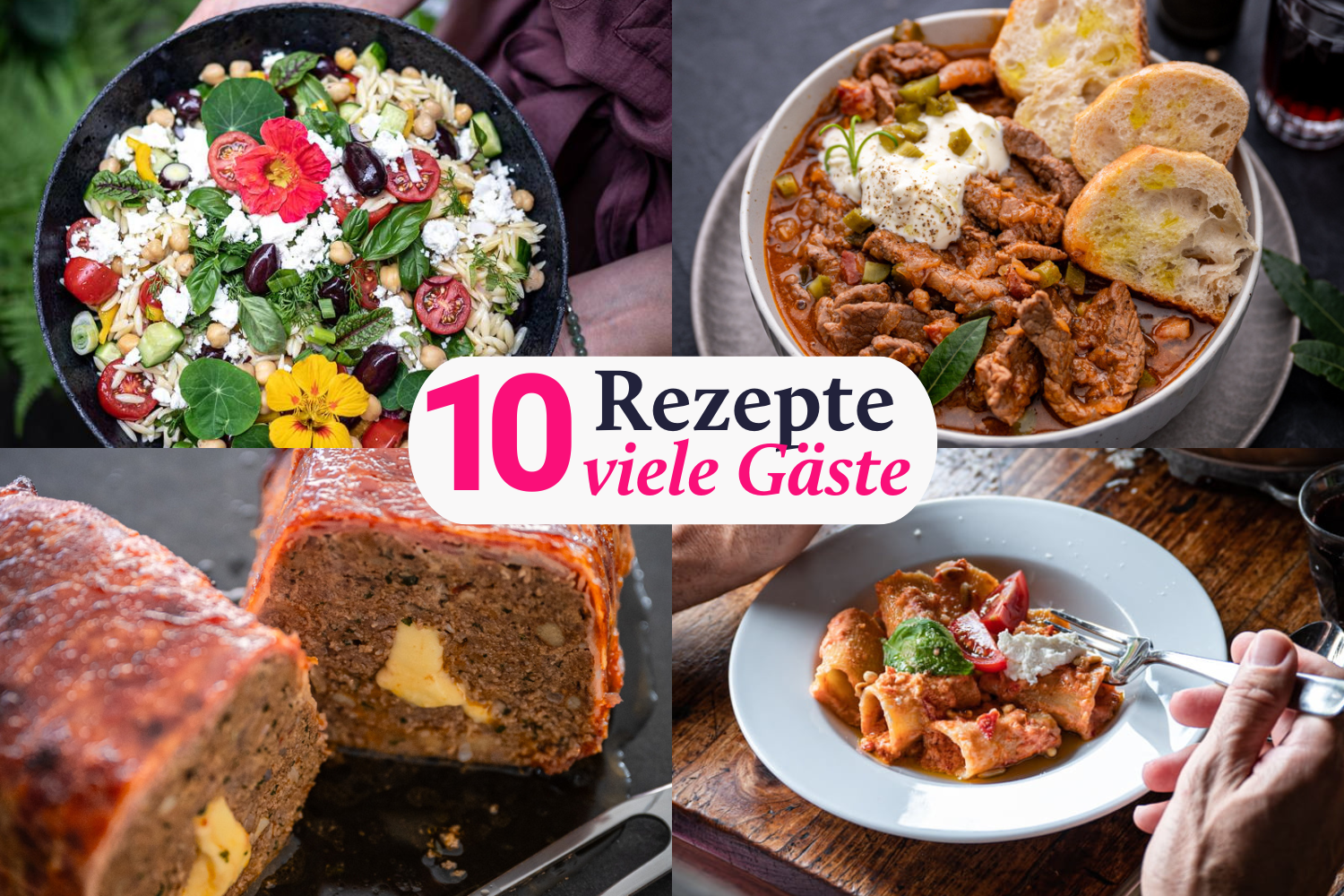 10 Rezepte Fuer Viele Gaeste Trickytine