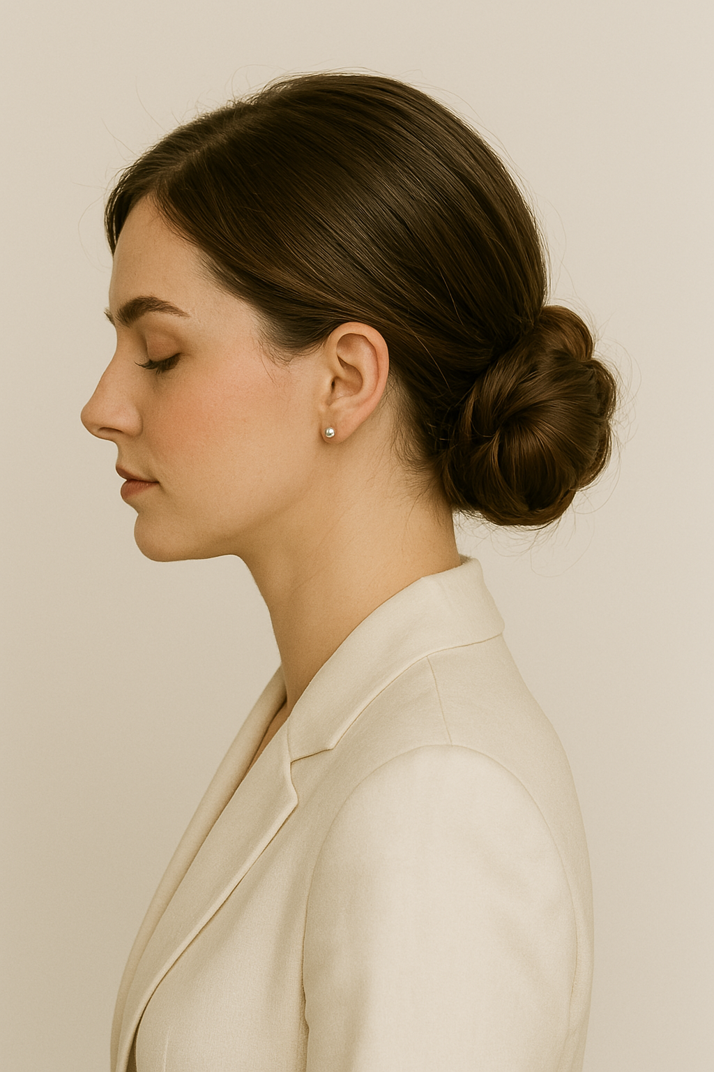 🧚‍♀️ deep chignon - chic, but not stiff