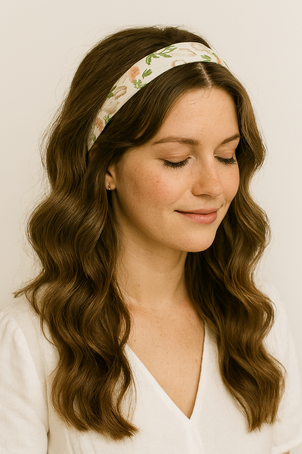 💖 waves + hair band = love at first glance