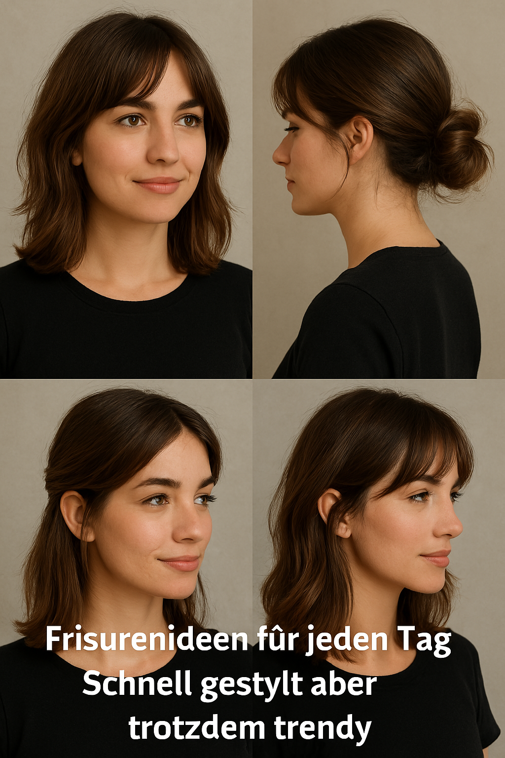 Hairstyle ideas for every day quickly styled but still trendy