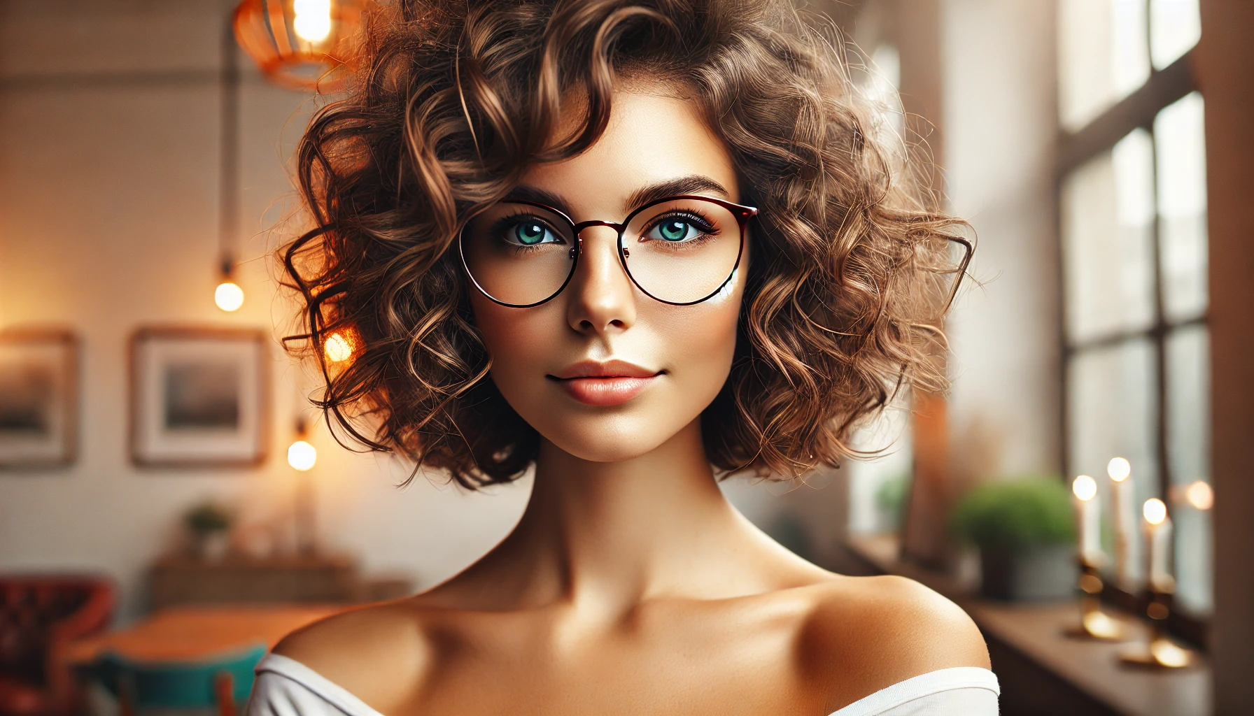 Curly bob - natural look with style ✨