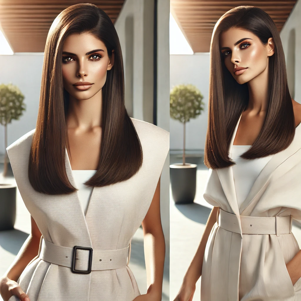 Sleek and Chic Sommer Hairstyles 2025 Women Medium Long