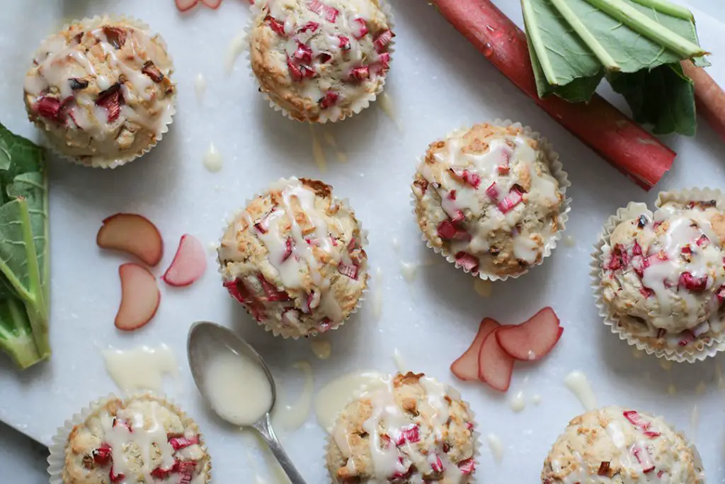Rhubarb muffins
