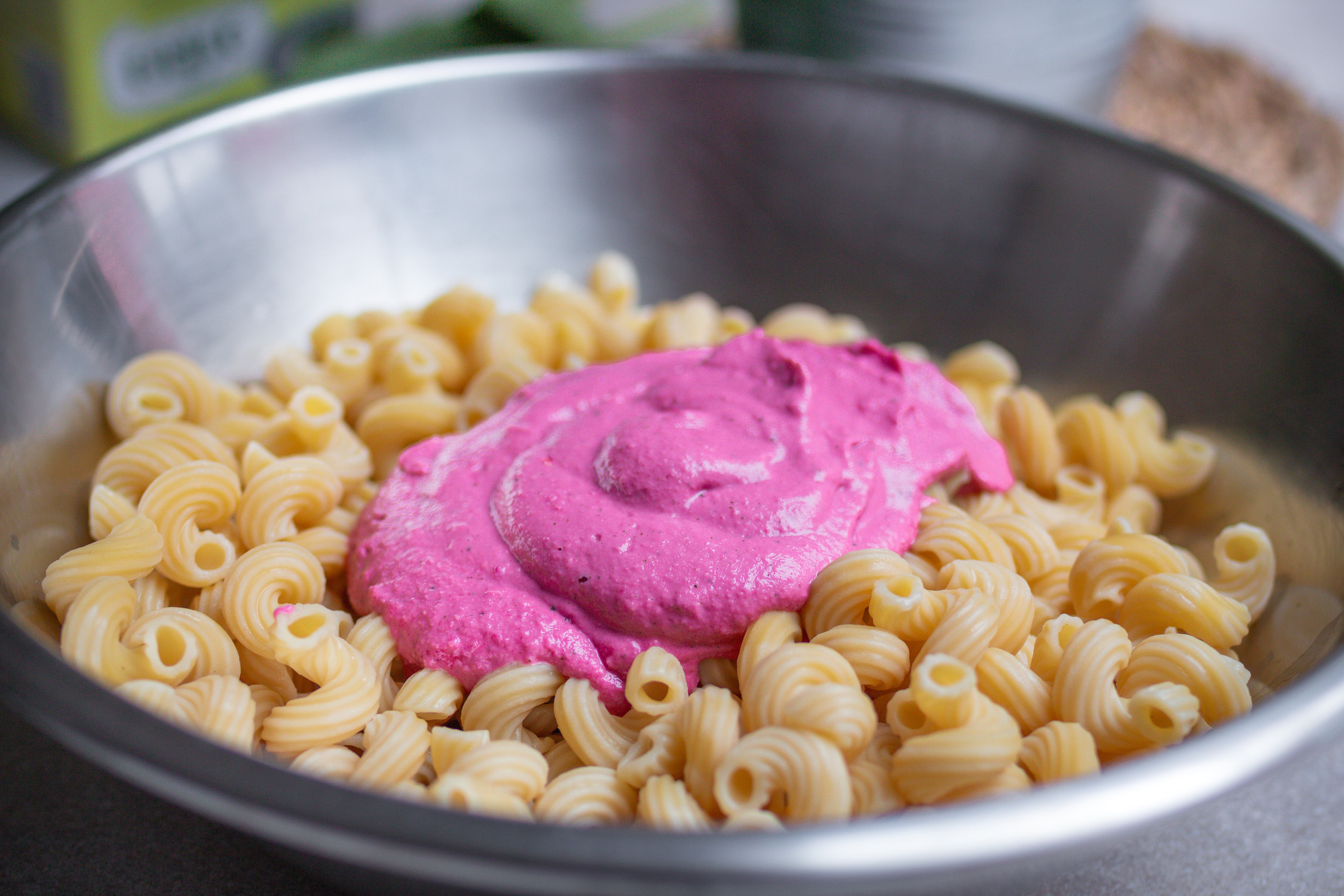 Beetroot pasta - vegan pink pasta