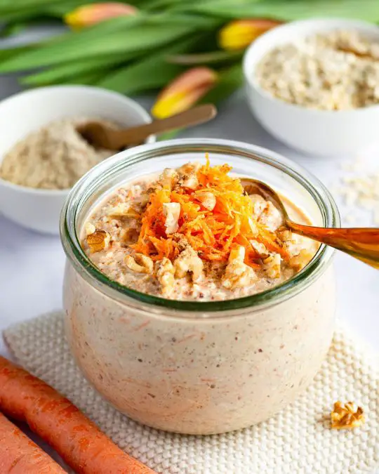 Carrot Cake Overnight Oats.