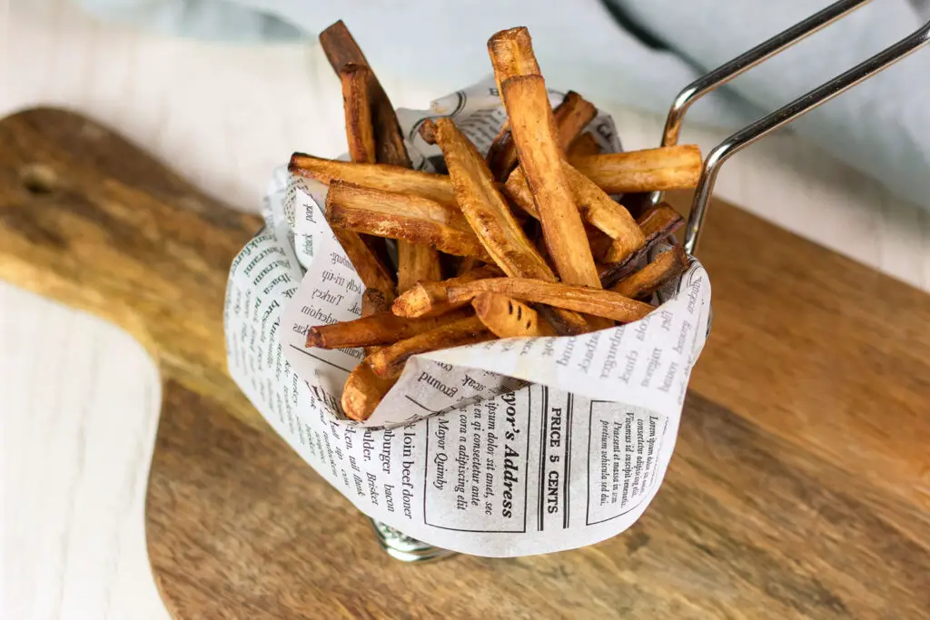 Low carb Schwarzwurzel fries