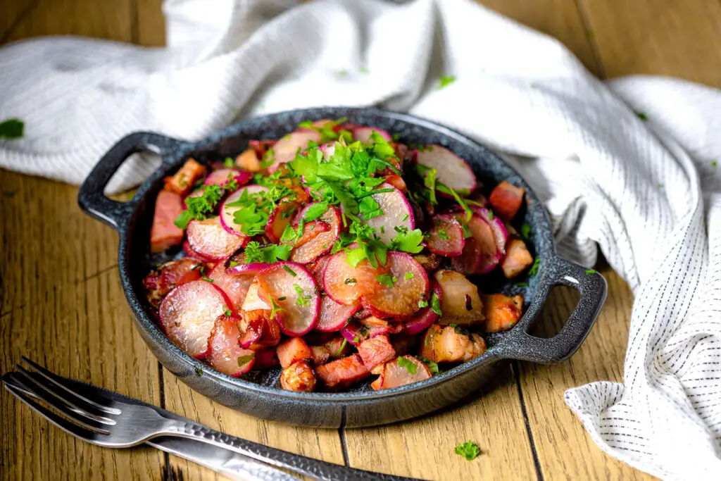 Keto fried potatoes