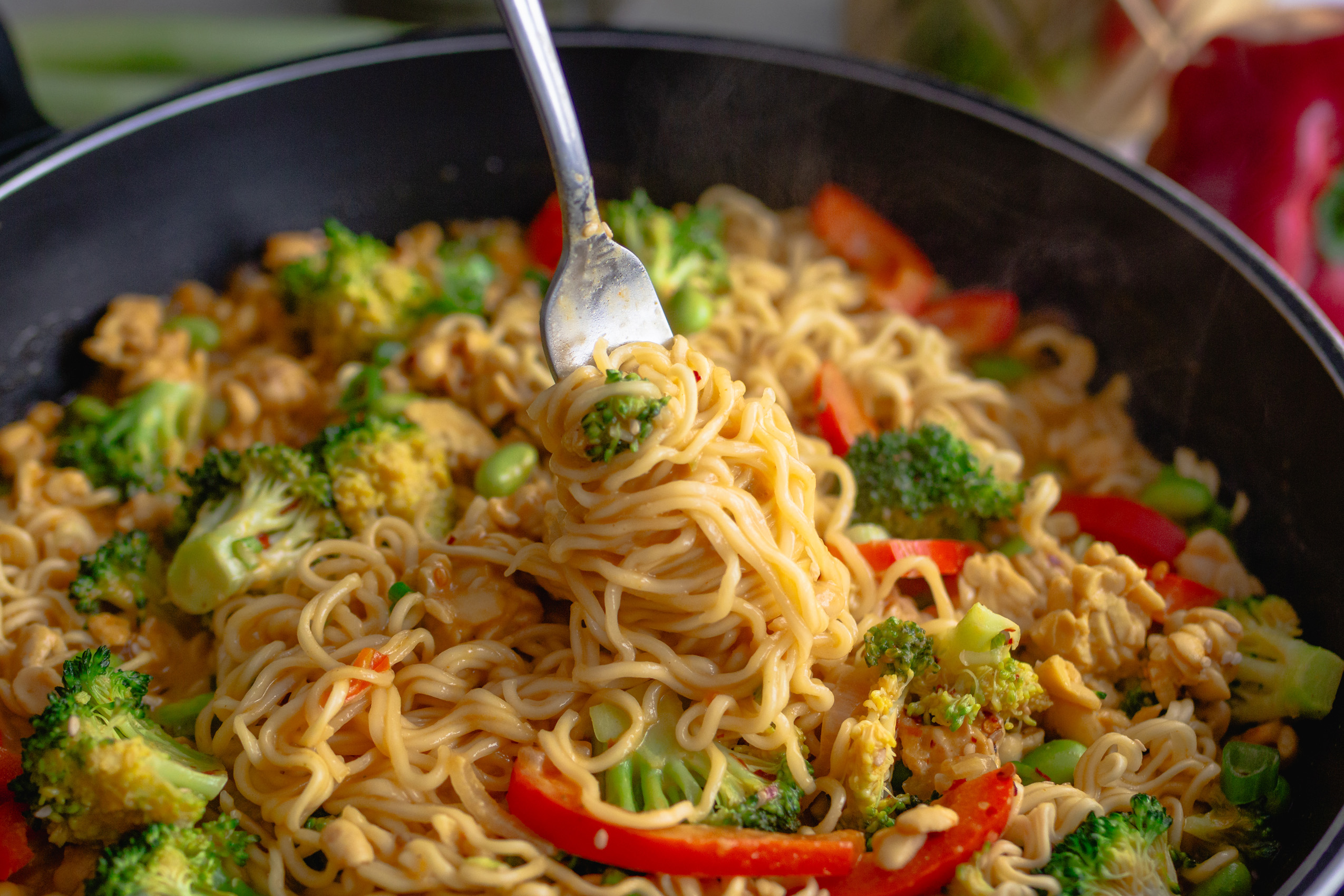 Temeh-Mienudel-Curry-simple recipe, perfect for mealprep