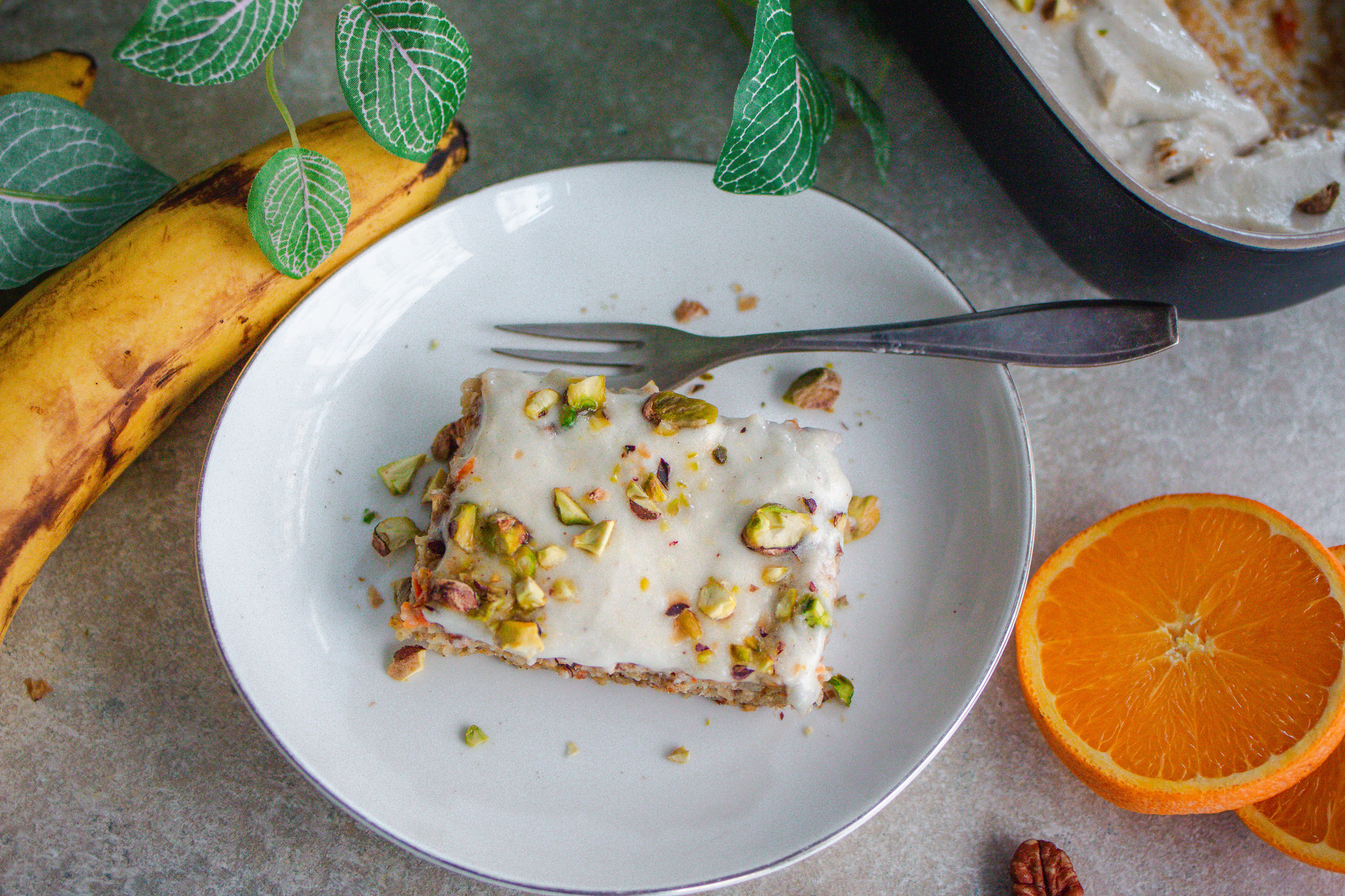 Carrots -oven -porridge - Rükruchen as Baked Oats