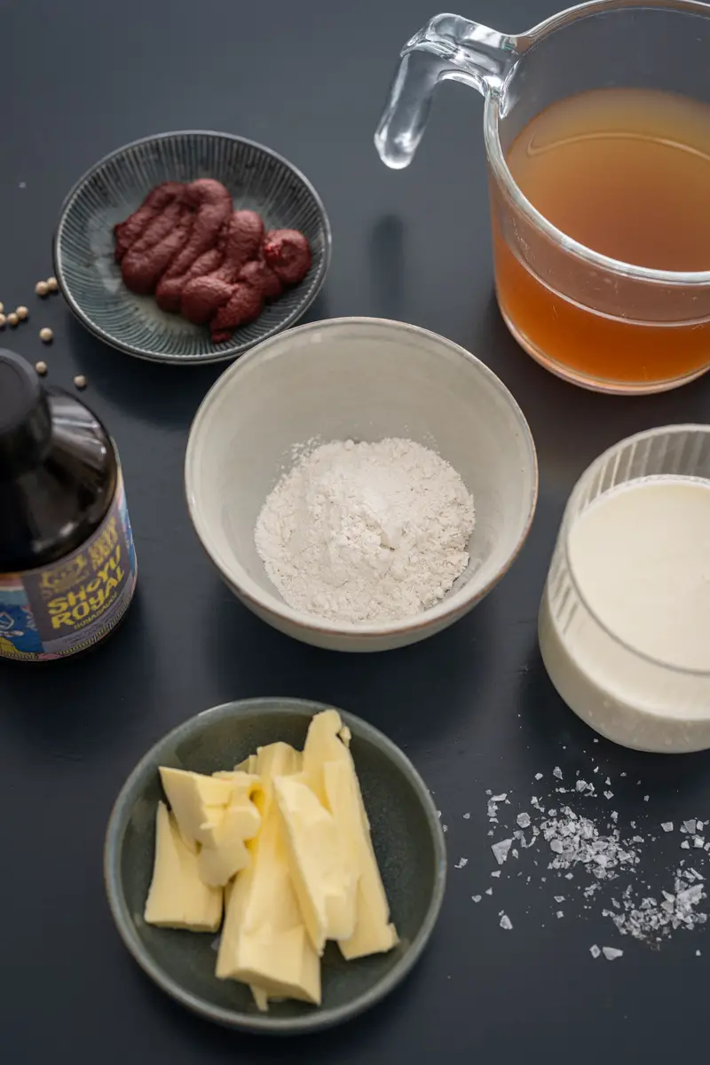 Make cream sauces yourself without a fixed-tuet of trickytine ingredients